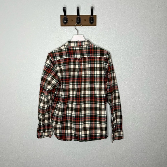 Knowledge Cotton Apparel Big Checked Heavy Flannel Button Up Shirt - Picture 6 of 6